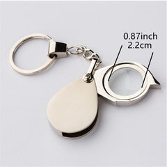 30X Portable Folding Pocket Magnifier for Reading & Jewelry