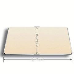 180mm Aluminum Metal Mouse Pad - Smooth Matte Non Slip Waterproof