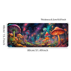 Large Mushroom Gaming Mouse Pad - Non Slip Computer Mat