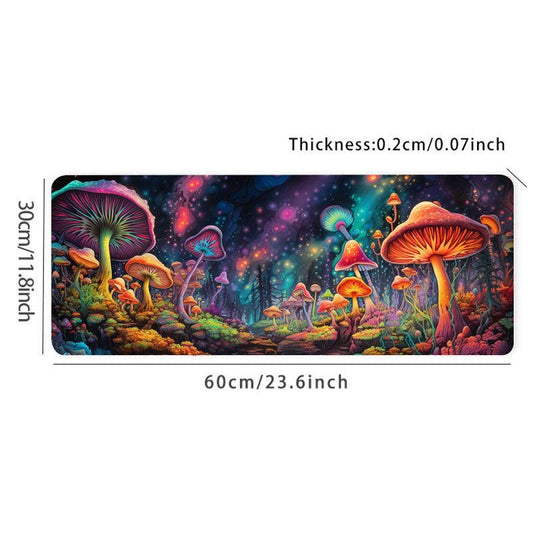 Large Mushroom Gaming Mouse Pad - Non Slip Computer Mat