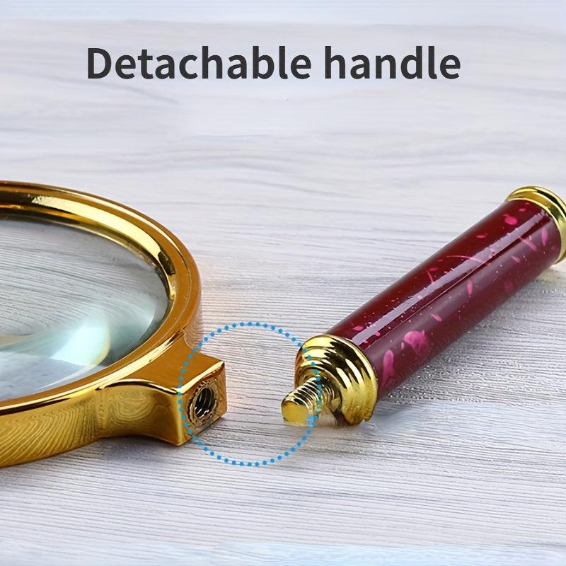 Flower Handle S Series Reading Magnifying Glass Handheld Portable Magnifying Gla