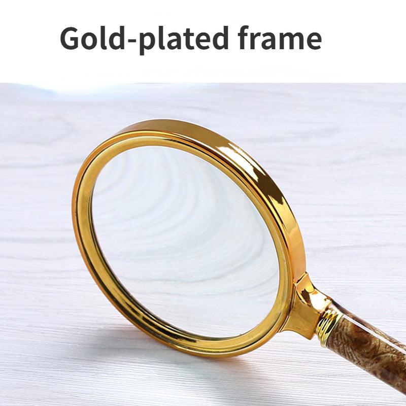 Flower Handle S Series Reading Magnifying Glass Handheld Portable Magnifying Gla