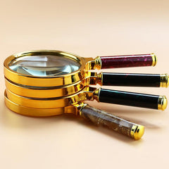 Flower Handle S Series Reading Magnifying Glass Handheld Portable Magnifying Gla