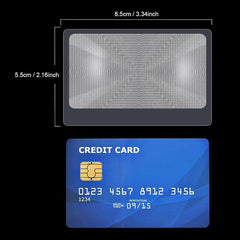 Portable 3X Magnifying Glass Credit Card Size Pocket Magnifier