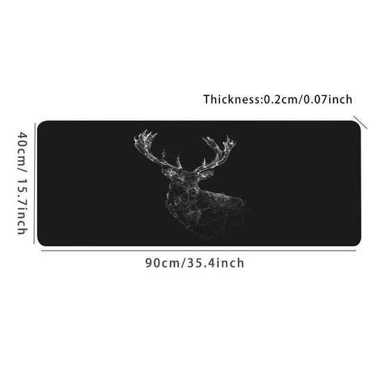 Deer Shadow Desk Mat Gaming Mouse Pad Non Slip Computer Mat