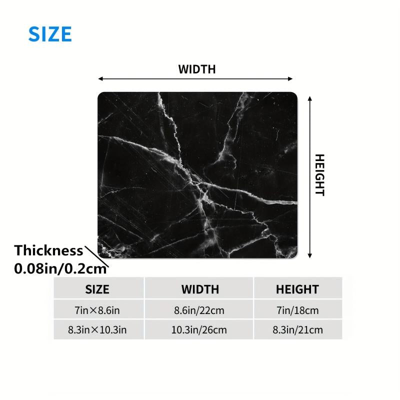 Stylish Marble Mouse Pad for Office & Gaming