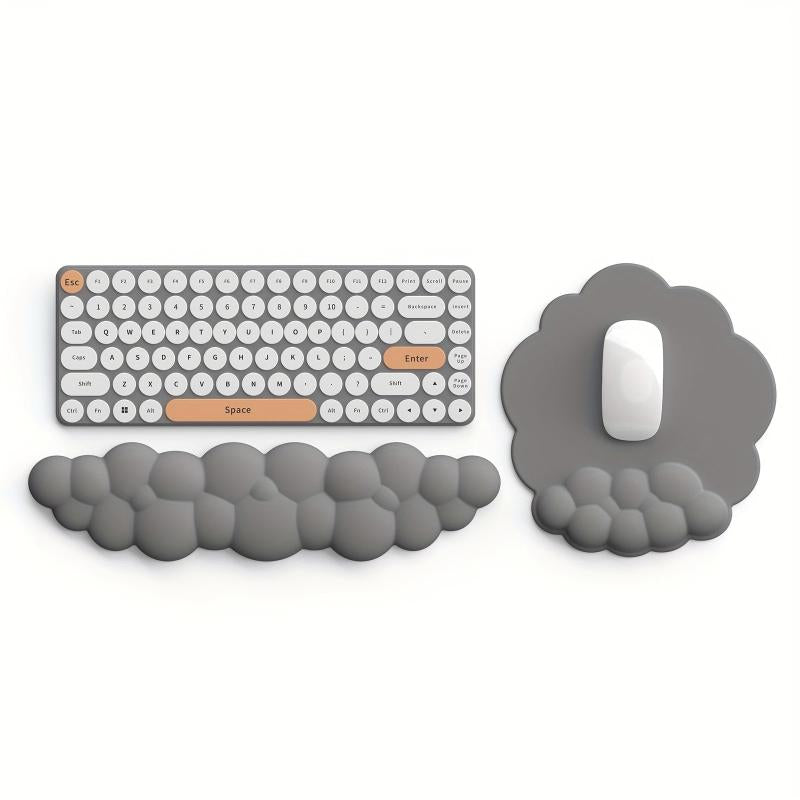 Ergonomic Cloud Wrist Rest Mousepad with Gel Memory Foam