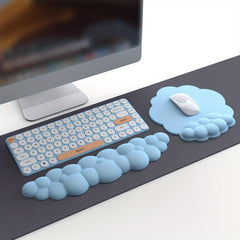 Ergonomic Cloud Wrist Rest Mousepad with Gel Memory Foam