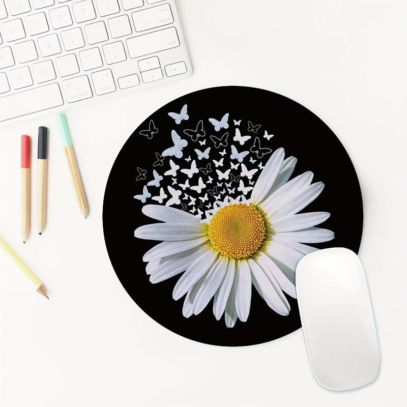 Daisy Gaming Mouse Pad - Non slip Rubber Base - Waterproof Mouse Pad