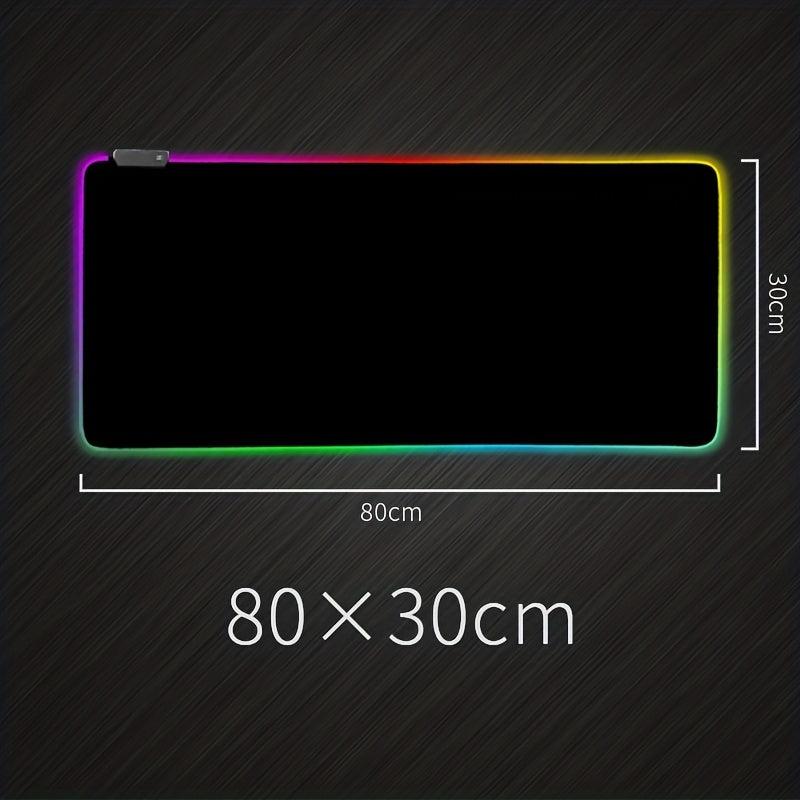 XL RGB Gaming Mouse Pad Soft LED Desk Mat Anti Slip Rubber Base