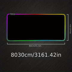 XL RGB Gaming Mouse Pad Soft LED Desk Mat Anti Slip Rubber Base