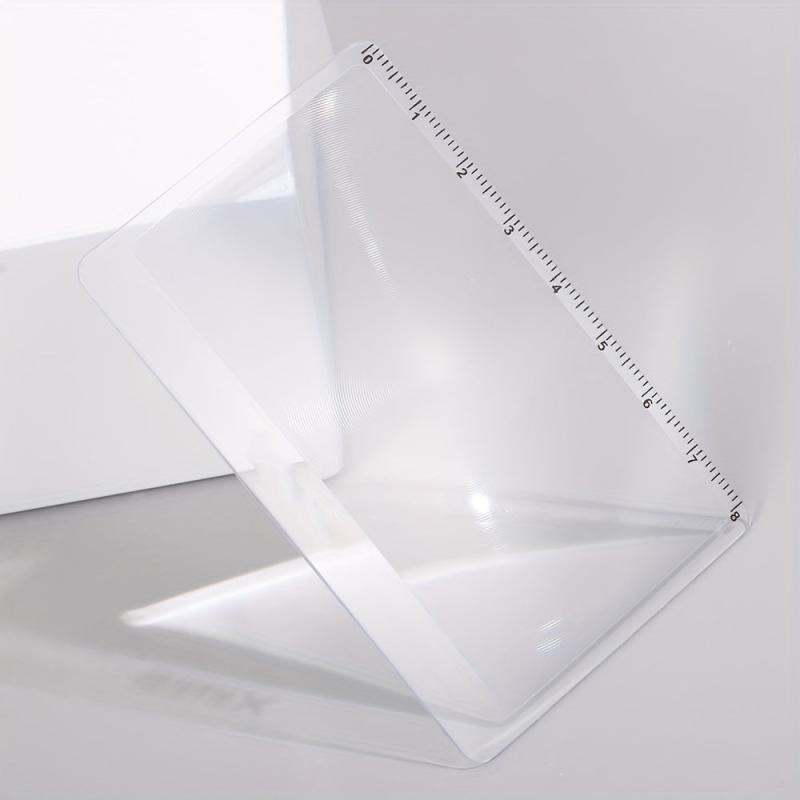 Credit Card Size Magnifier 8.5x Magnification Fresnel Lens