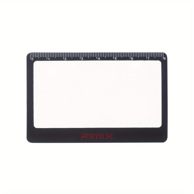 Credit Card Size Magnifier 8.5x Magnification Fresnel Lens
