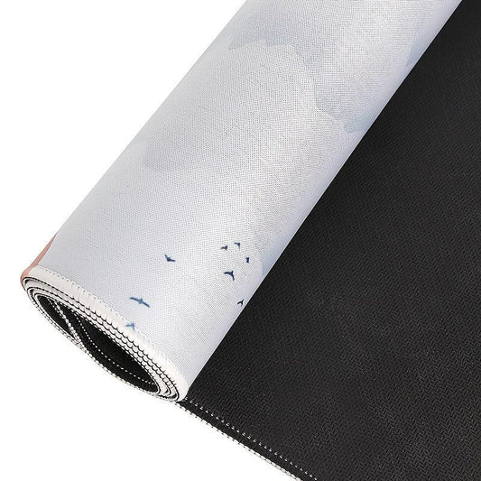 Large Landscape Pattern E-sports Mouse Pad Thick Stitched Edge Anti-slip Mat