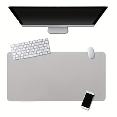 Thick Waterproof Mouse Pad Double-sided PU Leather Desk Pad