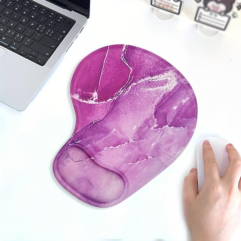 Purple Marble Mouse Wrist Pad for Office Mouse Pad