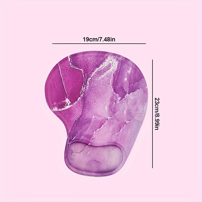 Purple Marble Mouse Wrist Pad for Office Mouse Pad