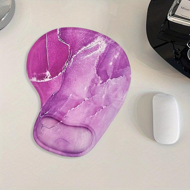 Purple Marble Mouse Wrist Pad for Office Mouse Pad