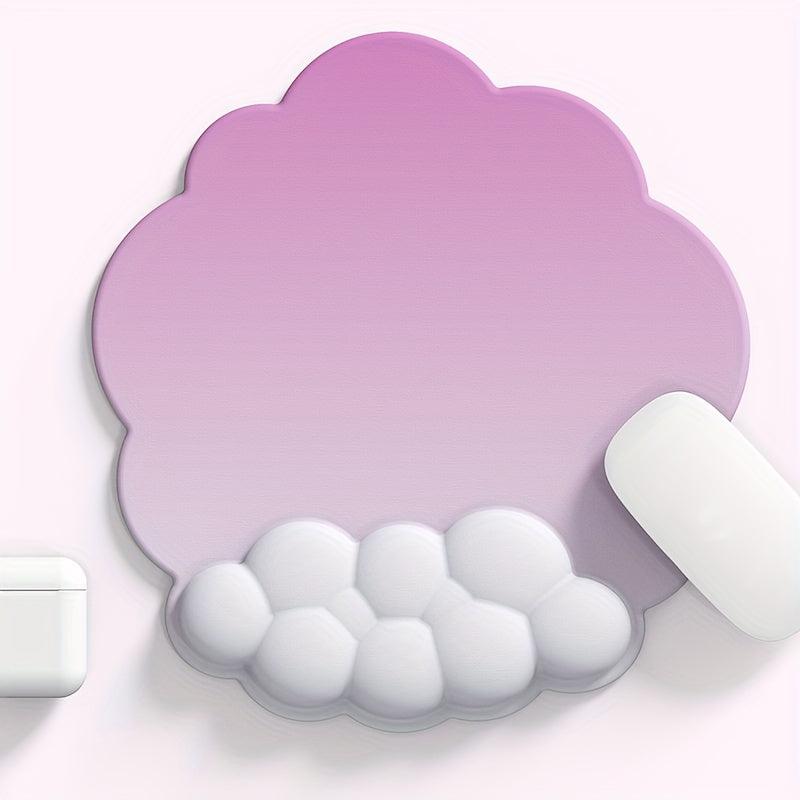 Gradient Cloud Wristrest Guard Mouse Pad