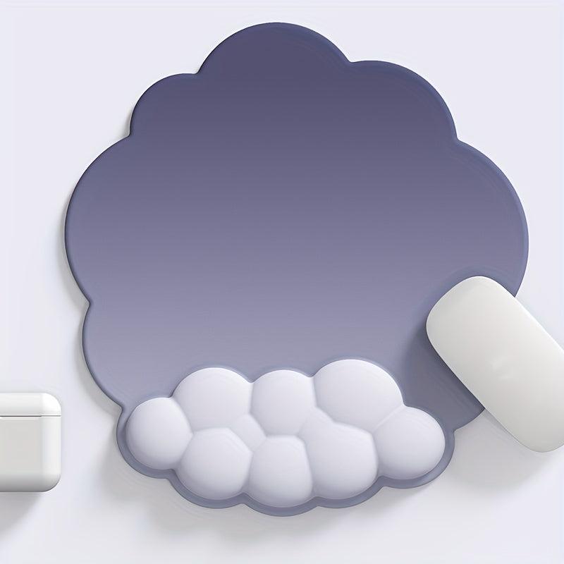 Gradient Cloud Wristrest Guard Mouse Pad