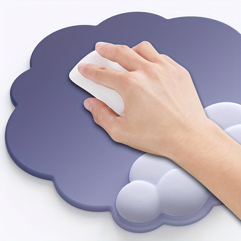 Gradient Cloud Wristrest Guard Mouse Pad