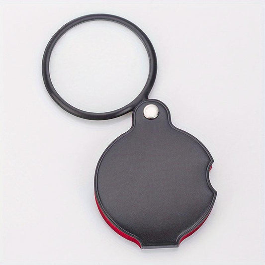 50mm Mini Leather Magnifying Glass for Easy Reading