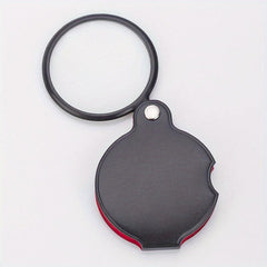 50mm Mini Leather Magnifying Glass for Easy Reading