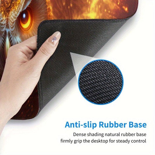 Golden Owl Extended Big Mouse Pad Large Gaming Mouse Pad Desk Pad