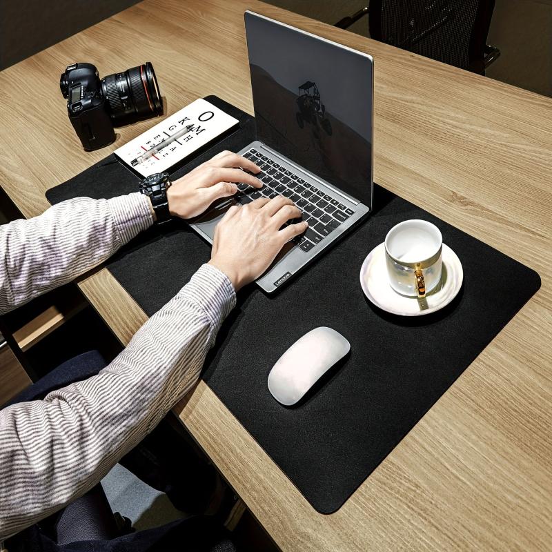 Leather Desk Pad Protector Mouse Pad Office Desk Mat Non Slip Waterproof