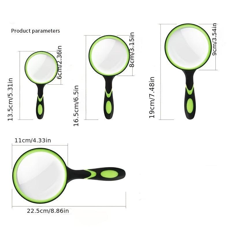 Rubber Drop Resistant Magnifying Glass
