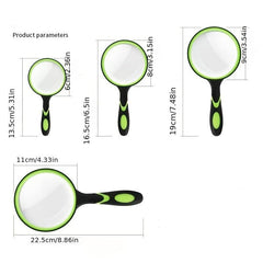 Rubber Drop Resistant Magnifying Glass