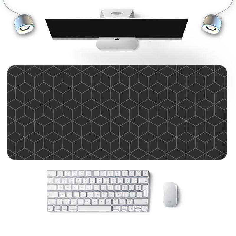 Extra Large Geometric Desk Mat - Wear Resistant & Heat Insulation