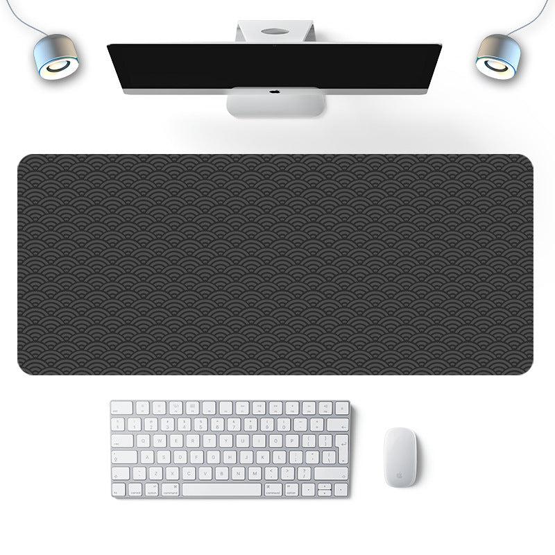 Extra Large Geometric Desk Mat - Wear Resistant & Heat Insulation