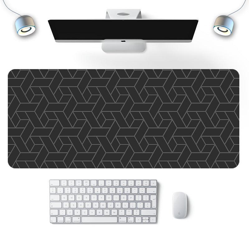 Extra Large Geometric Desk Mat - Wear Resistant & Heat Insulation