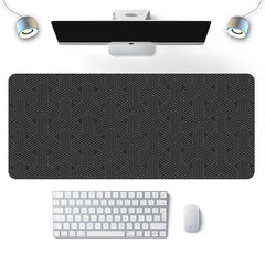 Extra Large Geometric Desk Mat - Wear Resistant & Heat Insulation
