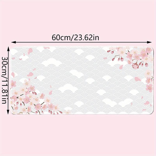 Pink Cherry Blossoms Mousepad for Computer & Office Desk