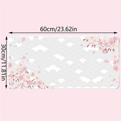 Pink Cherry Blossoms Mousepad for Computer & Office Desk
