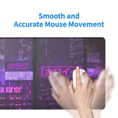Cyber Vaporwave Gaming Mouse Pad XL Extended Large Mat Keyboard Stitched Edges