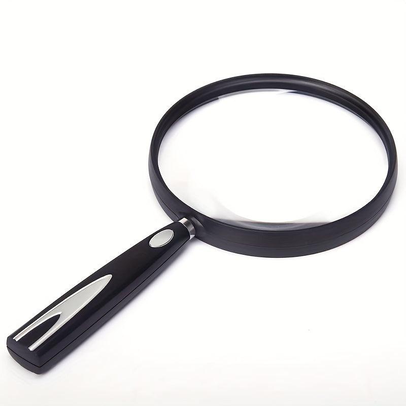 Large Diameter Magnifying Glass 13 Page Magnifier Handheld Light