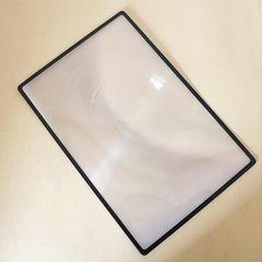 Large Thin PVC Magnifying Glass for Elderly and Students