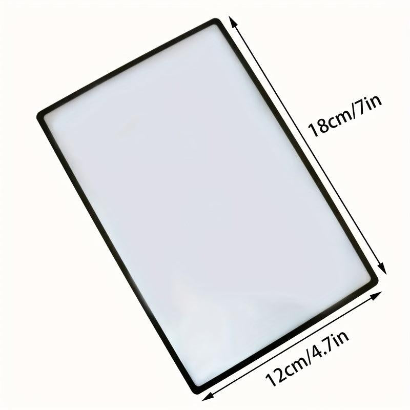 Large Thin PVC Magnifying Glass for Elderly and Students