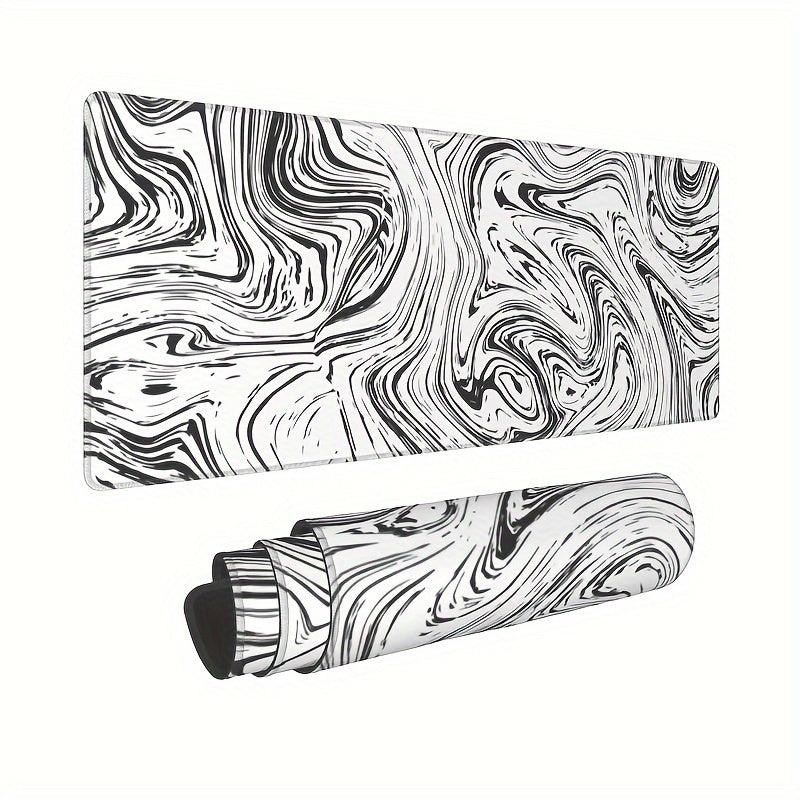 Large Mouse Pad Desk Pad Extended Non Slip Rubber Base Stitched Edges