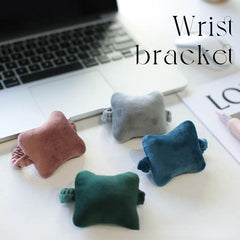 1pc Mouse Pad Wrist Protector Small Pillow Office Typing Hand Pad