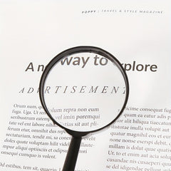 2pcs Magnifying Glass Handheld Reading Magnifier For Seniors