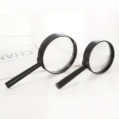2pcs Magnifying Glass Handheld Reading Magnifier For Seniors