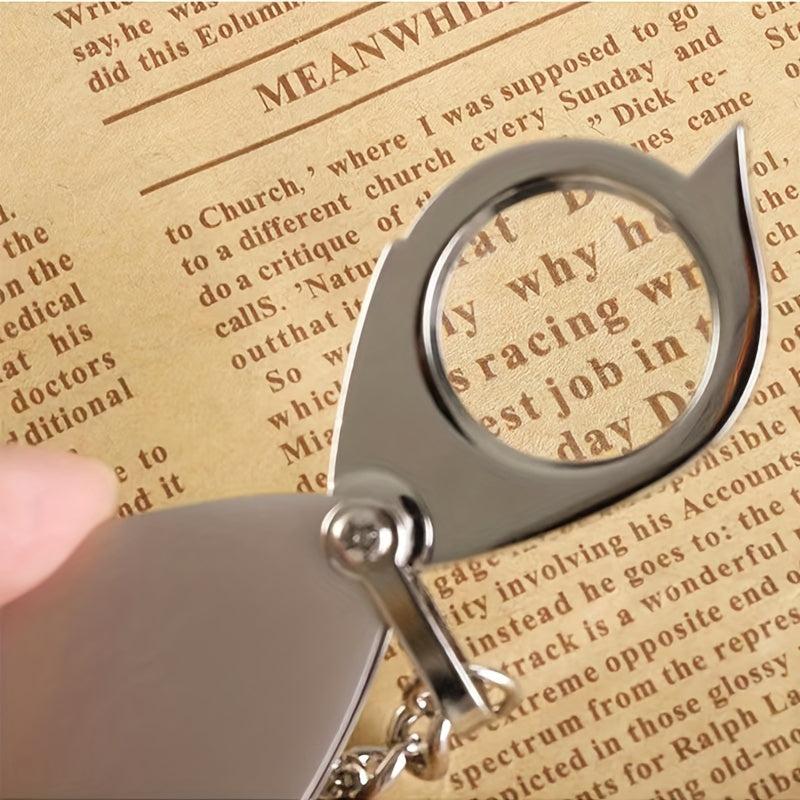 10X Folding Pocket Magnifier for Reading & Jewelry