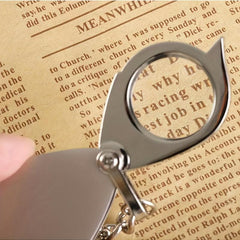10X Folding Pocket Magnifier for Reading & Jewelry