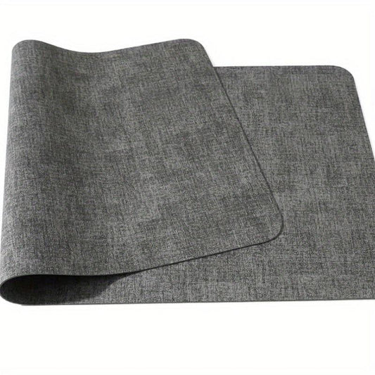 Non Slip Leather Mouse Pad - Double Sided Design