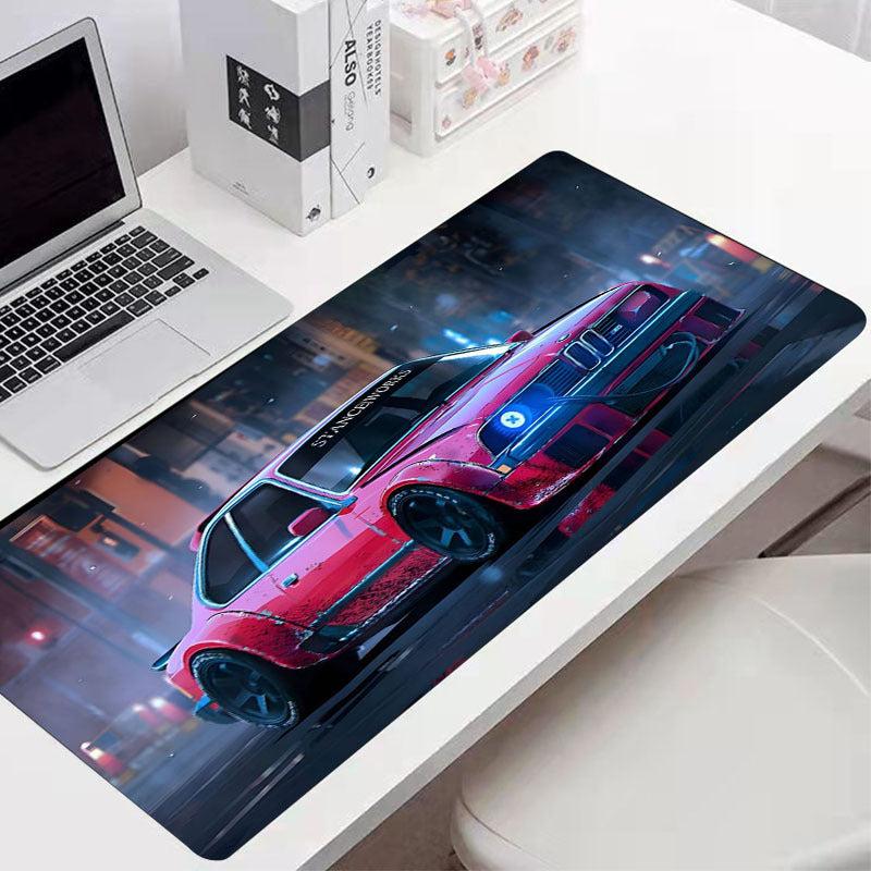 Large Anti Slip Car Racing Sports Car Mouse Pad