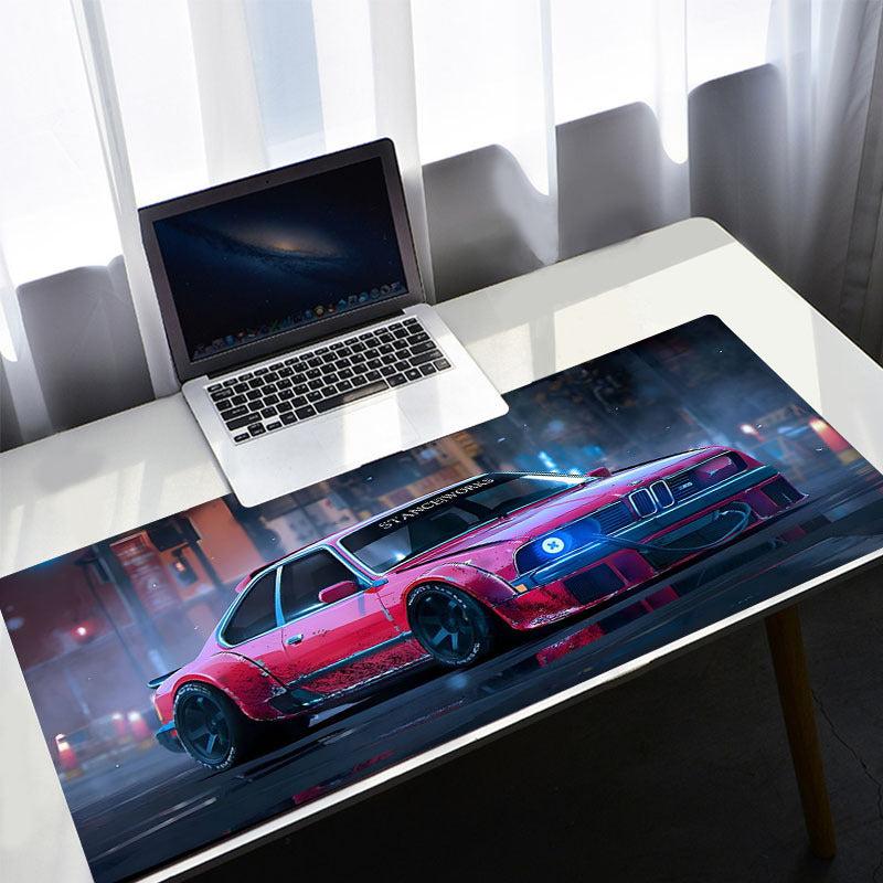 Large Anti Slip Car Racing Sports Car Mouse Pad